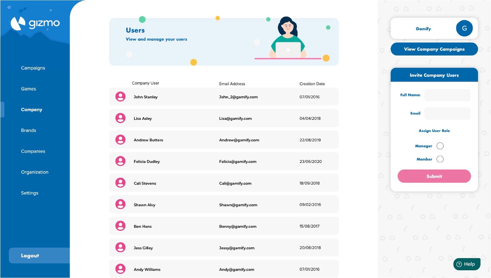 Mailchimp integration